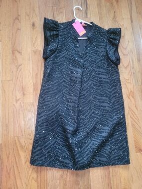 Women's Black Sparkle Party Dress